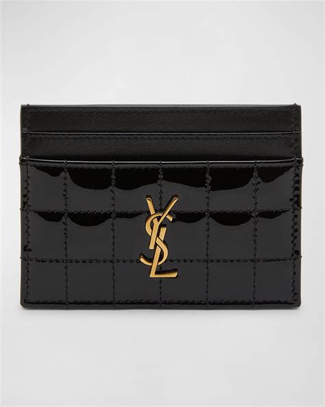 fragments YSL patent card holder